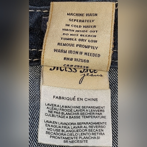 Miss Me Easy Boot JE5663EL Dark Wash Bejeweled Pocket Jeans NWOT - Picture 10 of 10